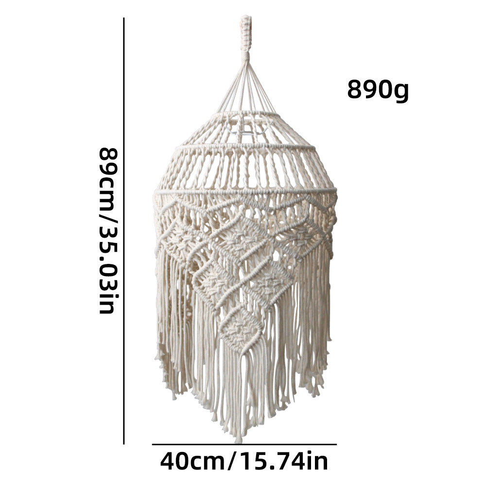Handwoven Macrame Pendant Lamp | Kelmera
