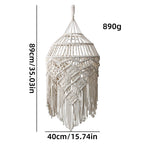 Handwoven Macrame Pendant Lamp | Kelmera