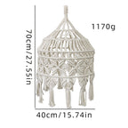 Handwoven Macrame Pendant Lamp | Kelmera