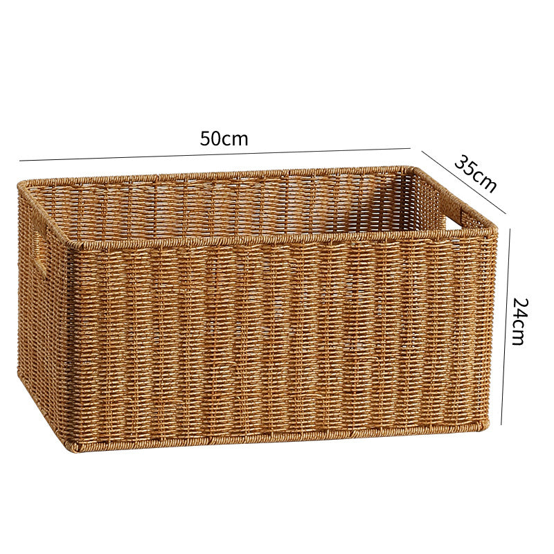 Handwoven Multifunctional Storage Basket Brown | Kelmera
