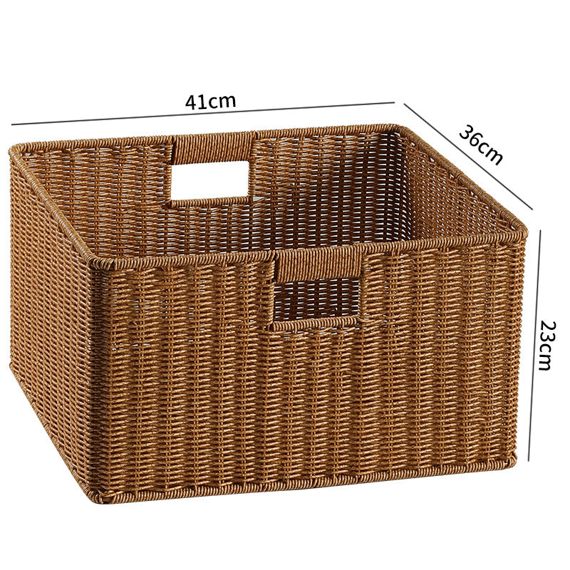 Handwoven Multifunctional Storage Basket Brown | Kelmera