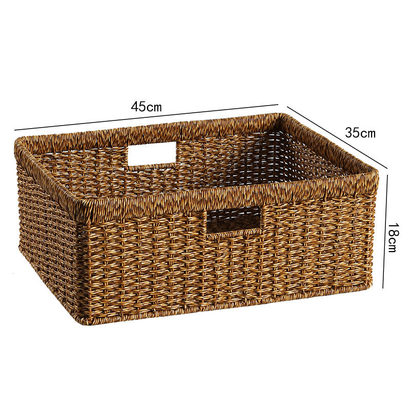 Handwoven Multifunctional Storage Basket Brown | Kelmera