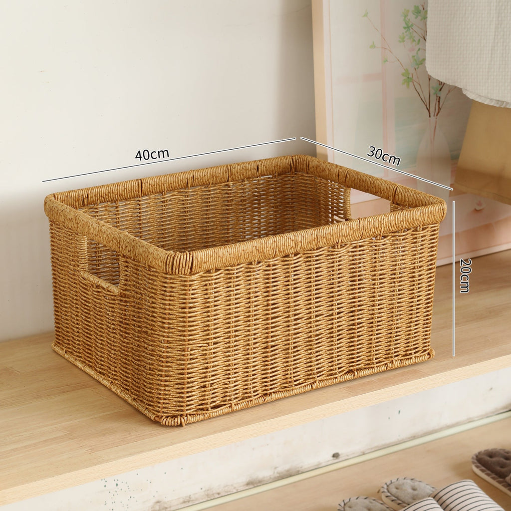 Handwoven Multifunctional Storage Basket Brown | Kelmera