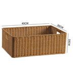 Handwoven Multifunctional Storage Basket Brown | Kelmera
