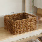 Handwoven Multifunctional Storage Basket Brown | Kelmera