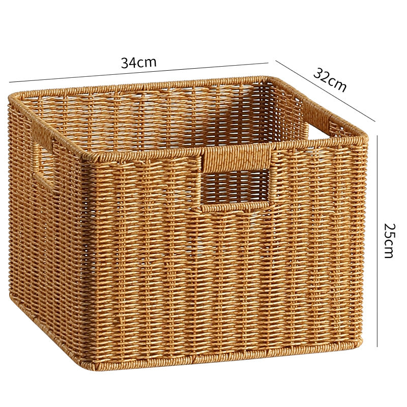 Handwoven Multifunctional Storage Basket Brown | Kelmera