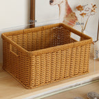 Handwoven Multifunctional Storage Basket Brown | Kelmera