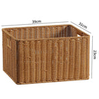 Handwoven Multifunctional Storage Basket Brown | Kelmera
