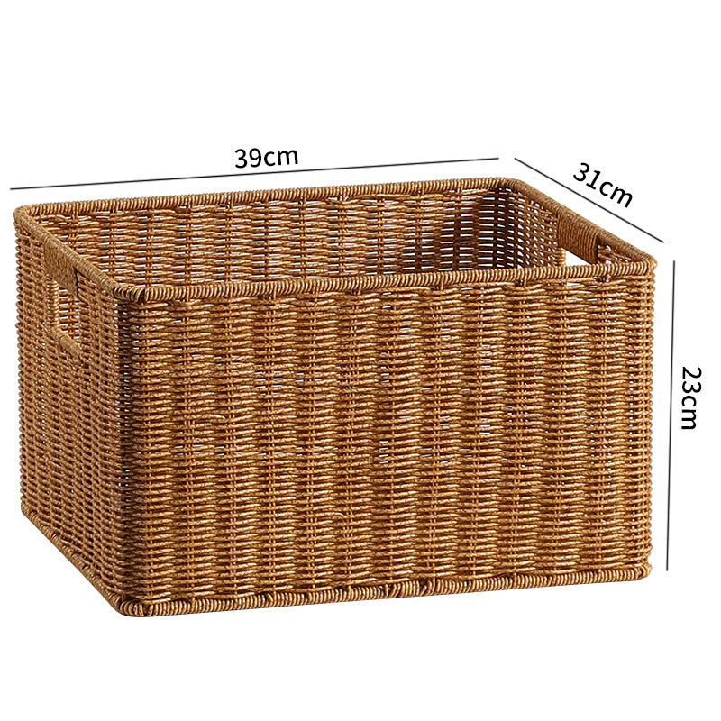 Handwoven Multifunctional Storage Basket Brown | Kelmera