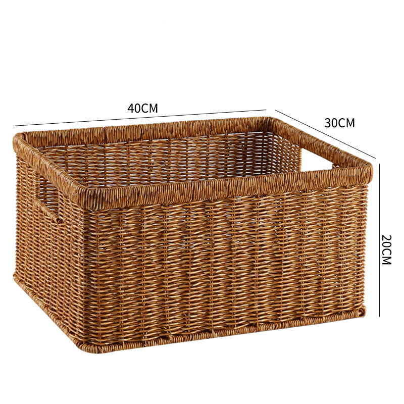 Handwoven Multifunctional Storage Basket Brown | Kelmera