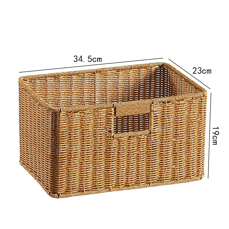 Handwoven Multifunctional Storage Basket Brown | Kelmera