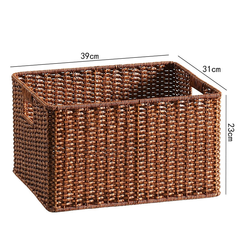Handwoven Multifunctional Storage Basket Brown | Kelmera