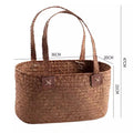 Handwoven Multifunctional Storage Basket Coffee Orange | Kelmera