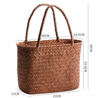 Handwoven Natural Fiber Beach Bag | Kelmera