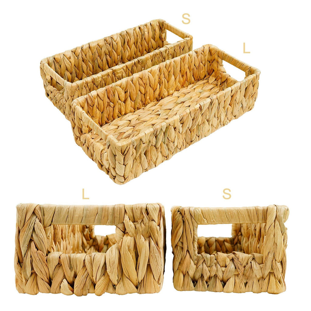 Handwoven Natural Fiber Storage Tray | Kelmera
