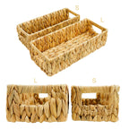 Handwoven Natural Fiber Storage Tray | Kelmera