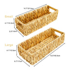 Handwoven Natural Fiber Storage Tray | Kelmera