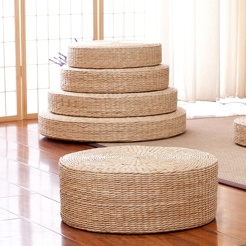 Handwoven Pouf in Boho Style | Kelmera