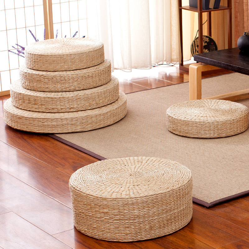 Handwoven Pouf in Boho Style | Kelmera