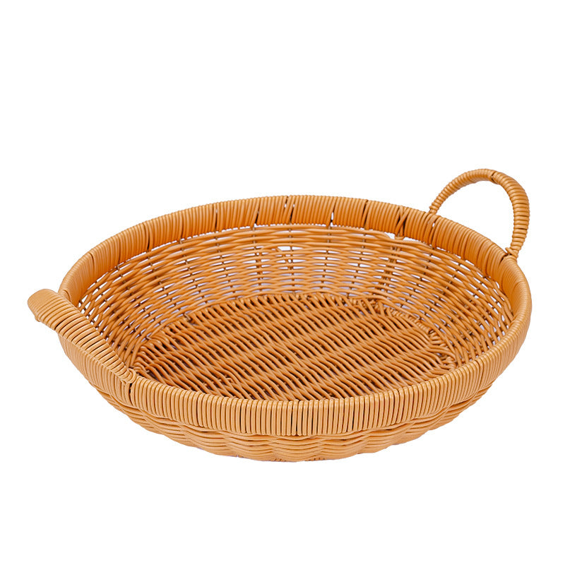Handwoven Round Serving Basket | Kelmera