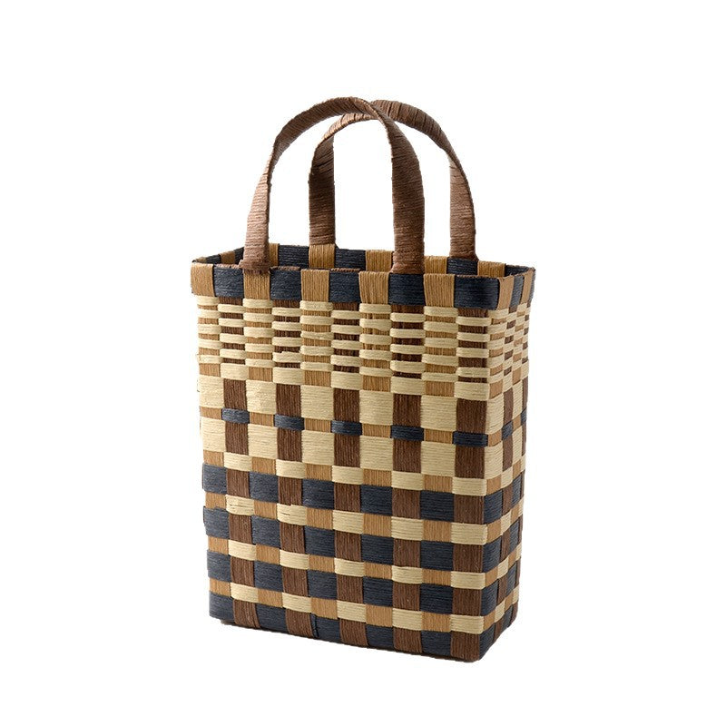 Handwoven Shopping Basket Color | Kelmera