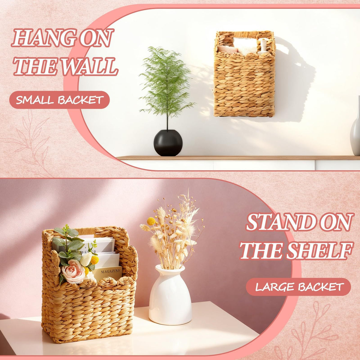 Handwoven Storage Basket Gray | Kelmera
