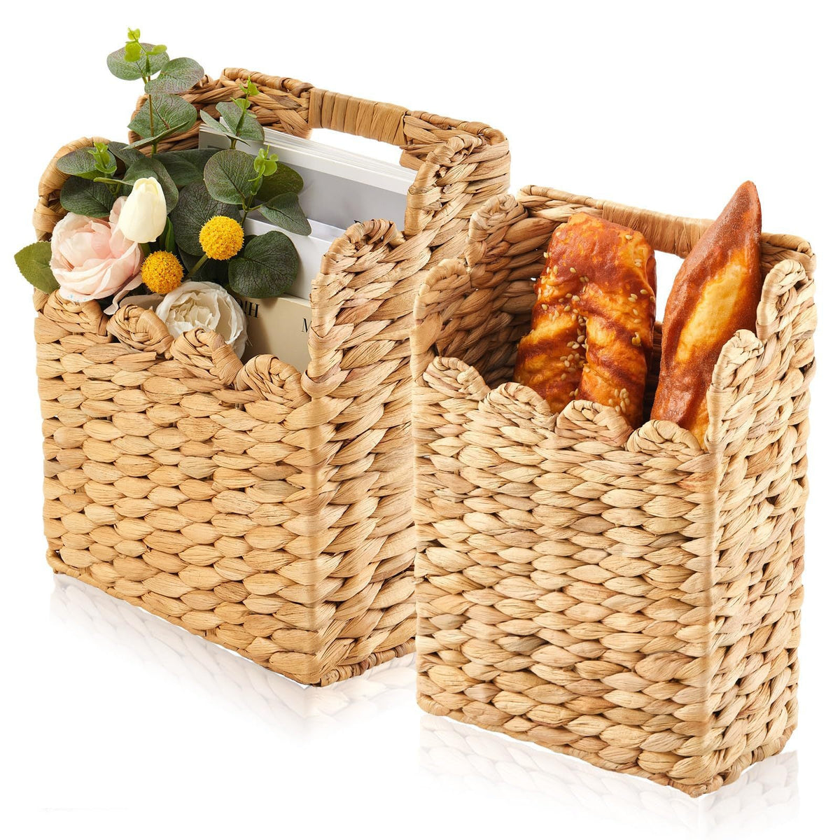 Handwoven Storage Basket Gray | Kelmera