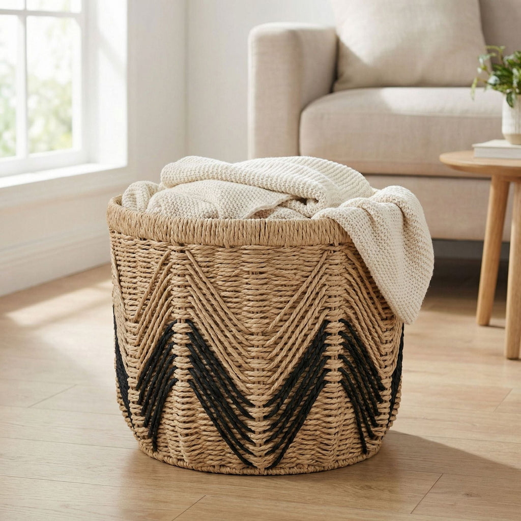 Handwoven Storage Basket made of Natural Materials | Kelmera