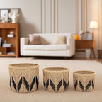 Handwoven Storage Basket made of Natural Materials | Kelmera