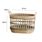 Handwoven Storage Basket Two Pieces Small Large Combines | Kelmera