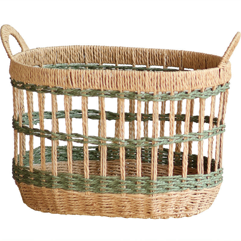 Handwoven Storage Basket Two Pieces Small Large Combines | Kelmera