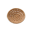Handwoven Storage Basket White Brown | Kelmera