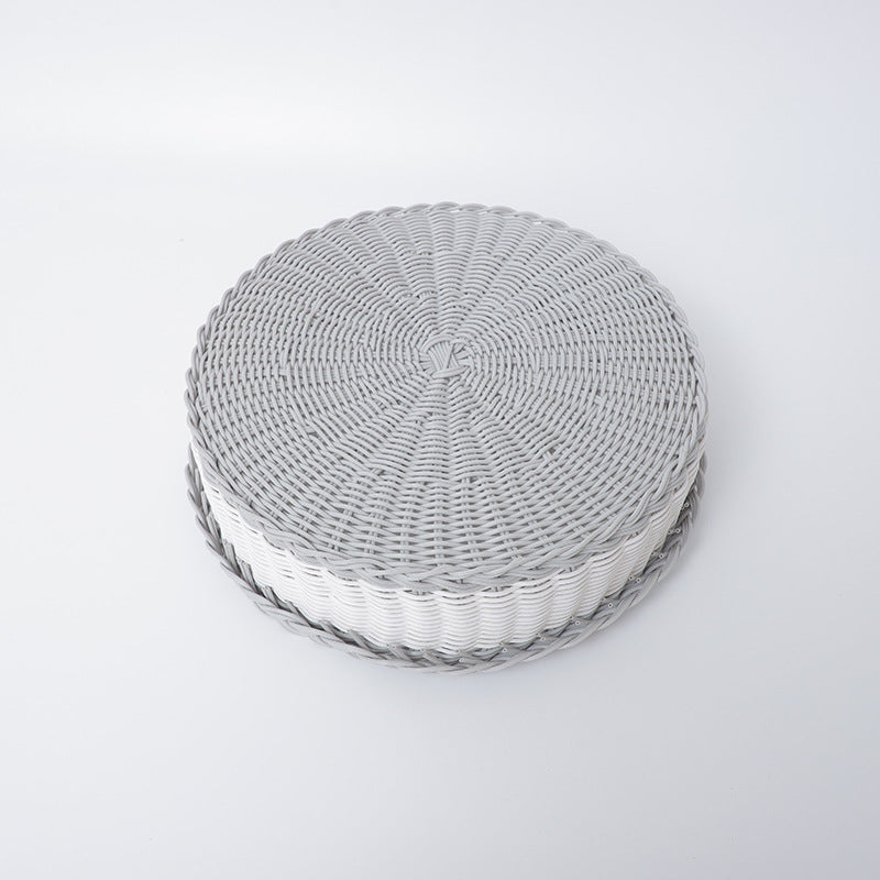 Handwoven Storage Basket with Decorative Edge | Kelmera