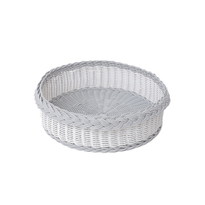 Handwoven Storage Basket with Decorative Edge | Kelmera