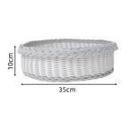 Handwoven Storage Basket with Decorative Edge | Kelmera