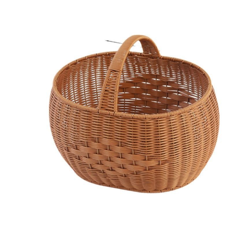 Handwoven Storage Basket with Handle | Kelmera