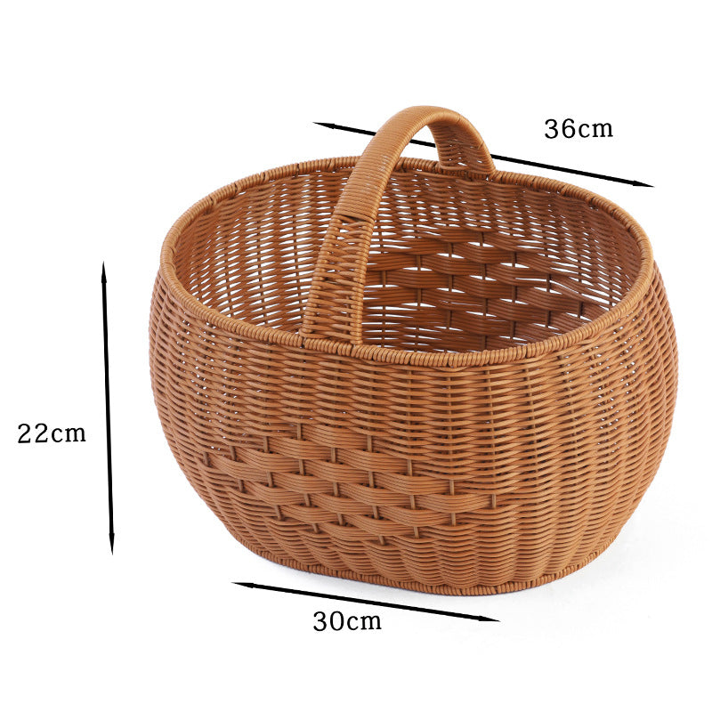 Handwoven Storage Basket with Handle | Kelmera