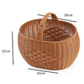 Handwoven Storage Basket with Handle | Kelmera