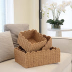 Handwoven Storage Basket with Playful Design | Kelmera
