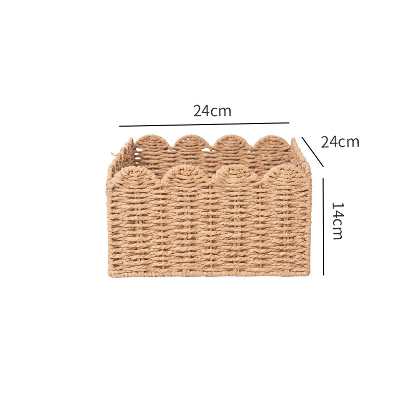 Handwoven Storage Basket with Playful Design | Kelmera