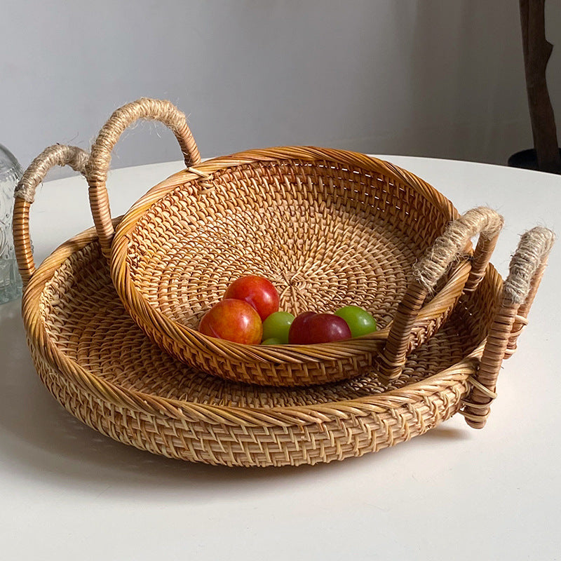 Handwoven Storage Basket with Sturdy Handles | Kelmera