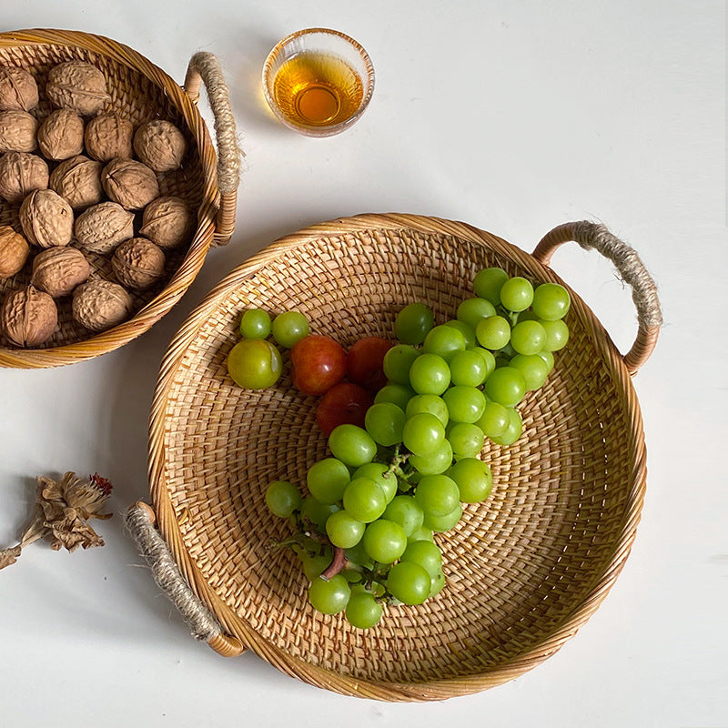 Handwoven Storage Basket with Sturdy Handles | Kelmera