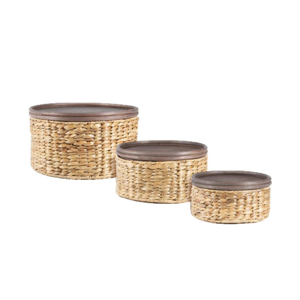Handwoven Storage Basket with Two Handles | Kelmera