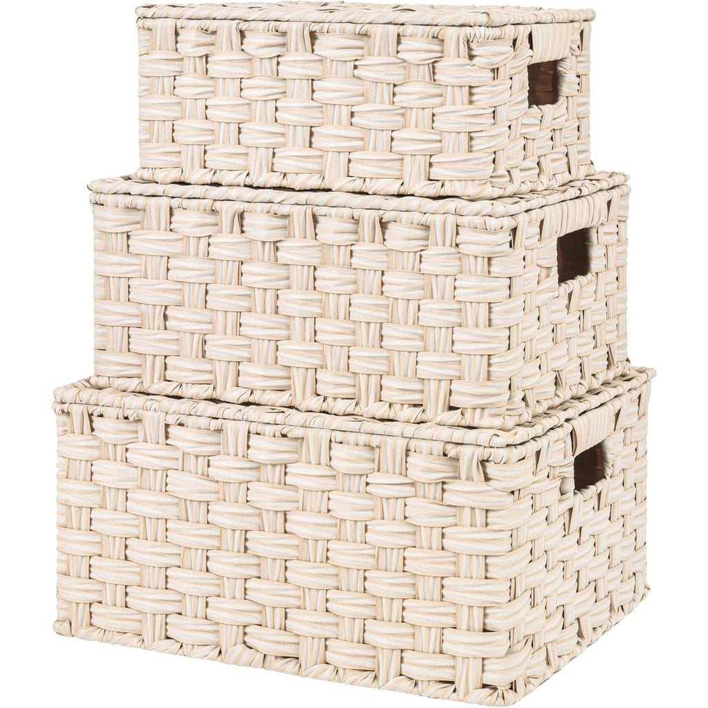 Handwoven Storage Baskets Set | Kelmera