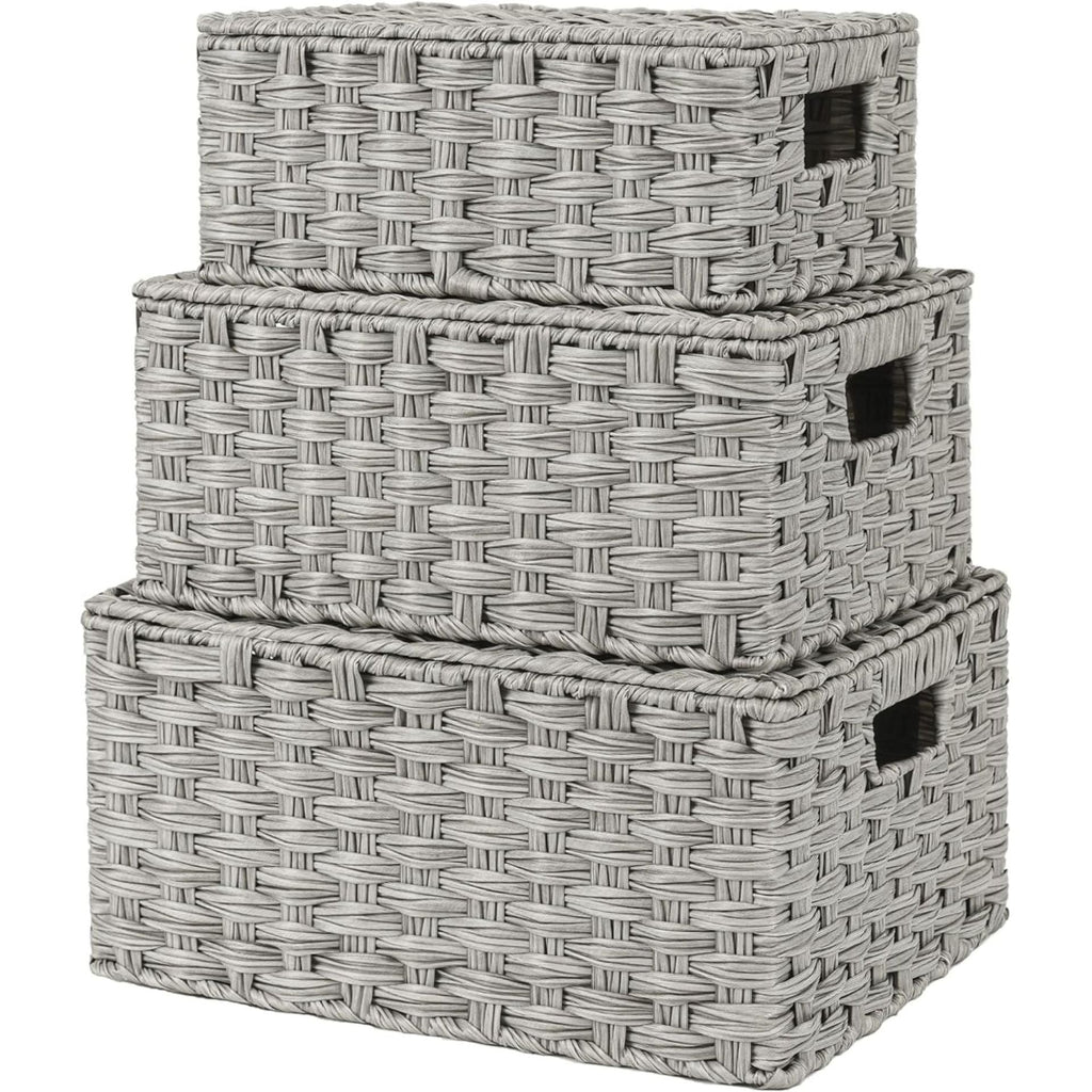 Handwoven Storage Baskets Set | Kelmera