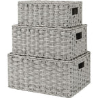 Handwoven Storage Baskets Set | Kelmera