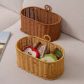 Handwoven Willow Basket with Animal Motif | Kelmera