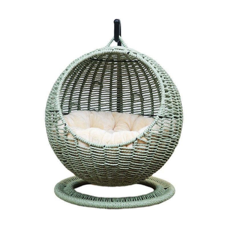 Hanging Chair made of Rattan with Comfortable Cushion | Kelmera