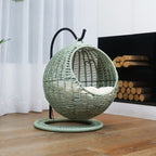 Hanging Chair made of Rattan with Comfortable Cushion | Kelmera