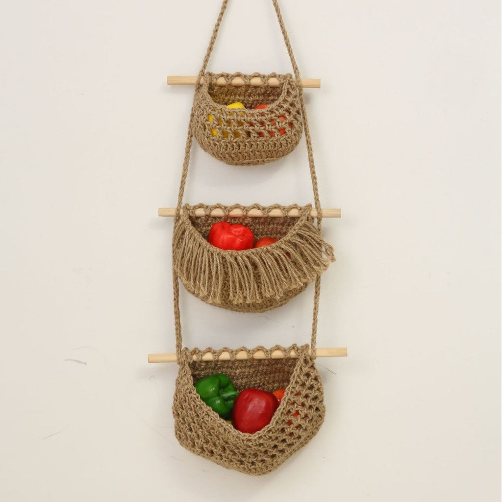 Hanging Crochet Storage Baskets | Kelmera